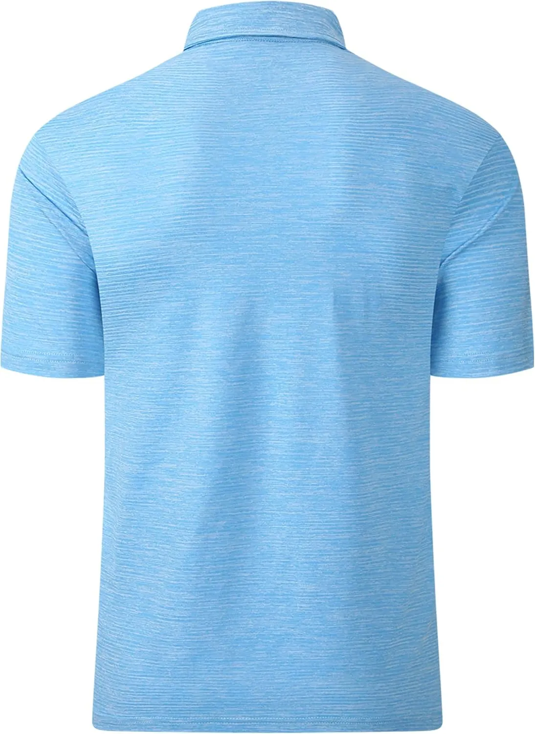 V VALANCH Mens Golf Polo Shirt Short Sleeve Performance Moisture-Wicking Cationic Shirt Casual Sports Tennis Shirt