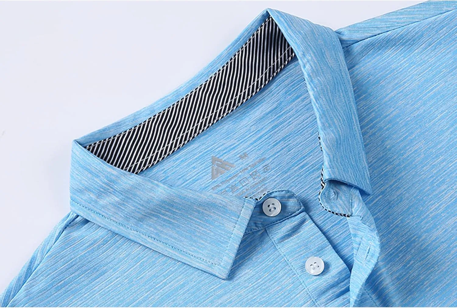 V VALANCH Mens Golf Polo Shirt Short Sleeve Performance Moisture-Wicking Cationic Shirt Casual Sports Tennis Shirt