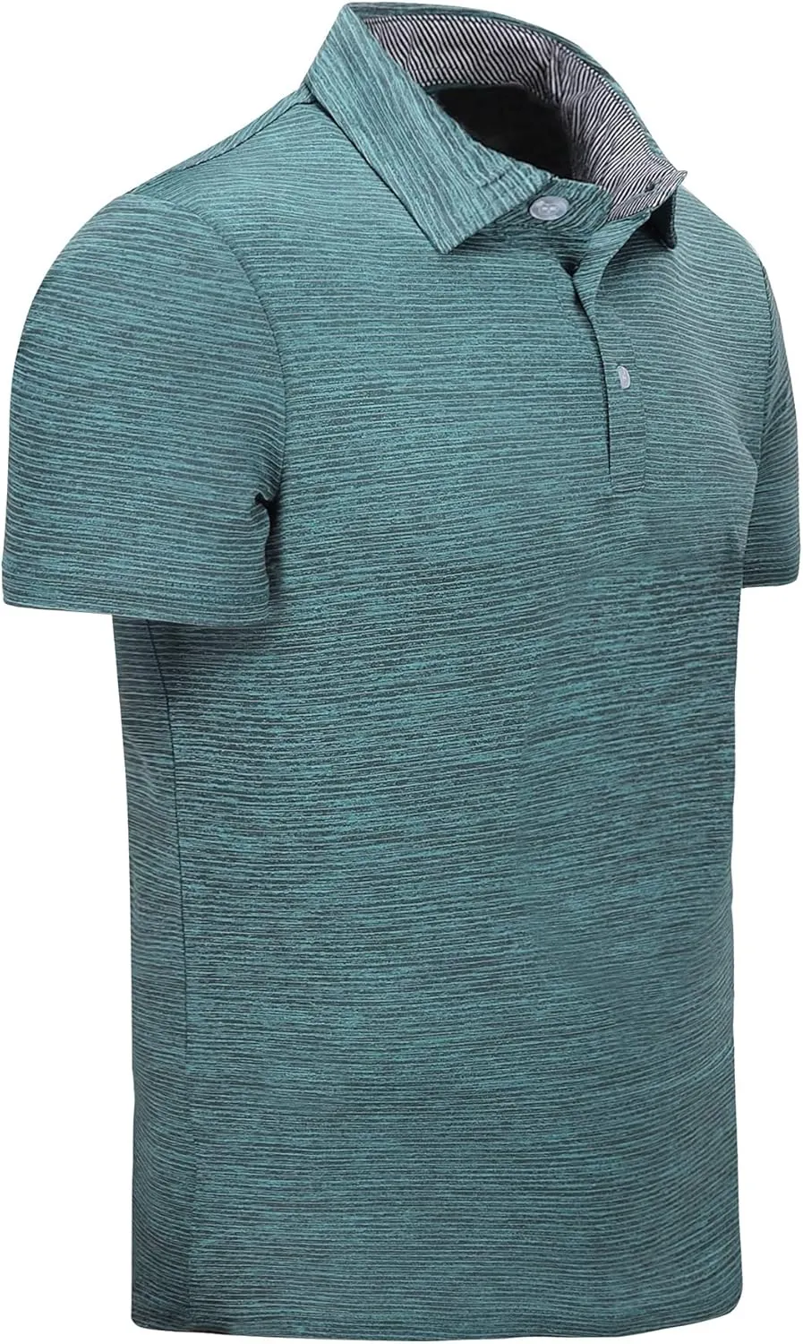 V VALANCH Mens Golf Polo Shirt Short Sleeve Performance Moisture-Wicking Cationic Shirt Casual Sports Tennis Shirt