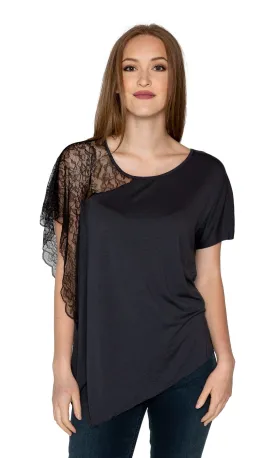 Velvet by Graham & Spencer Lulia Asymmetrical Hem Top
