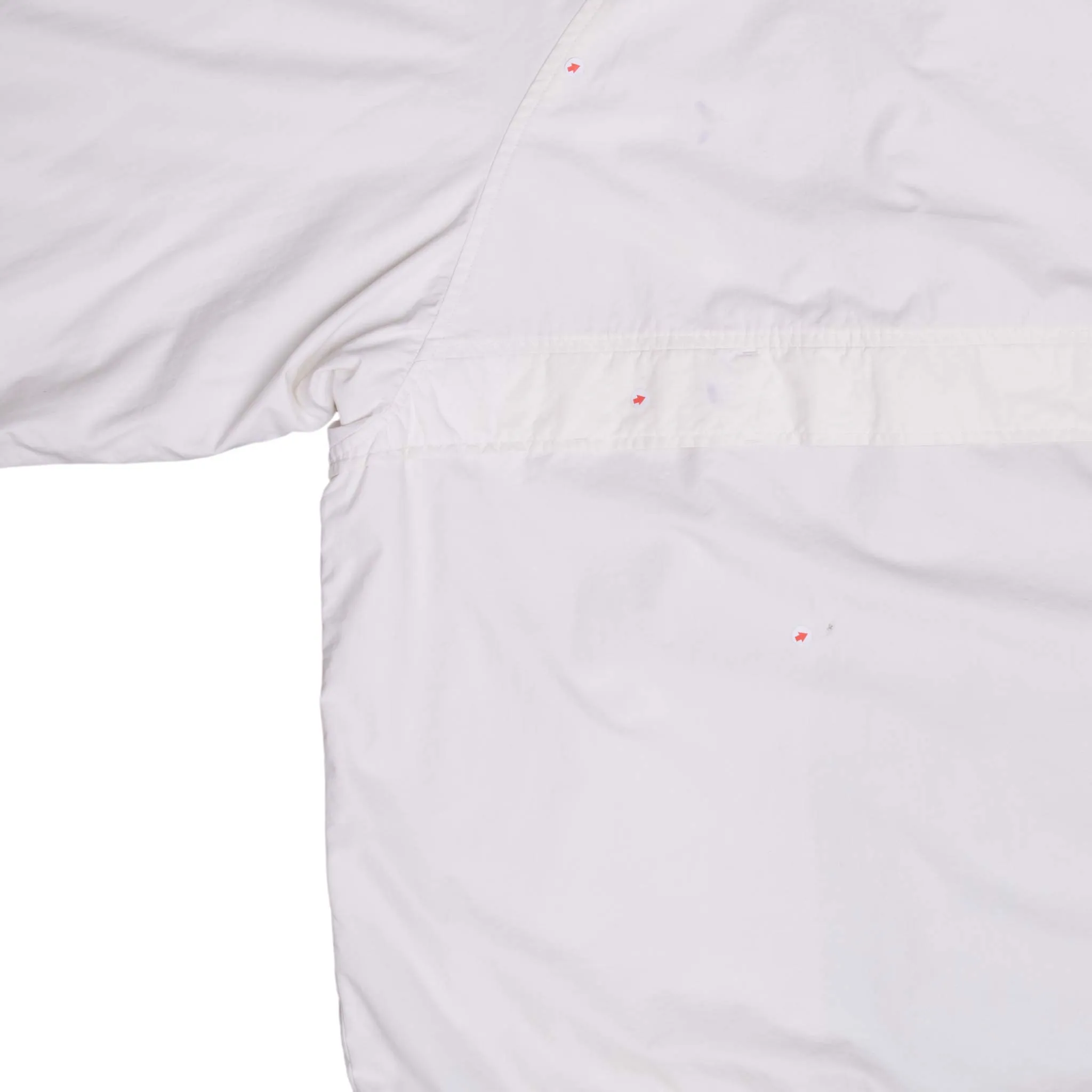 VINTAGE POLO SPORT RALPH LAUREN WHITE WINDBREAKER JACKET 1990S LARGE