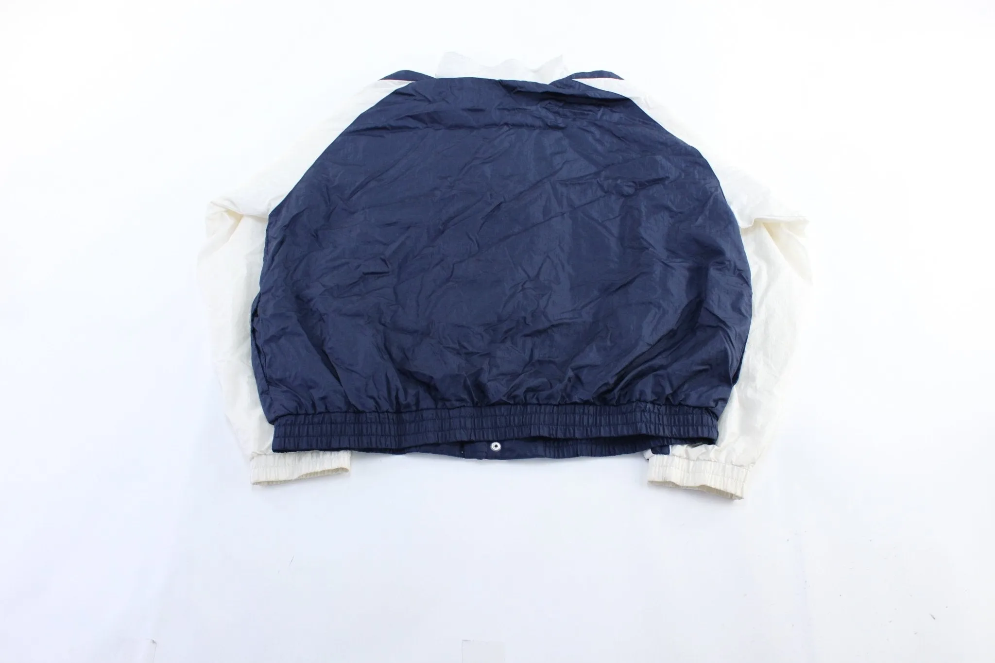 Vintage USA Olympic Embroidered Logo Blue & White Windbreaker Jacket