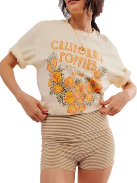 Women Oversized Strawberry Short Sleeve Tee Shirt