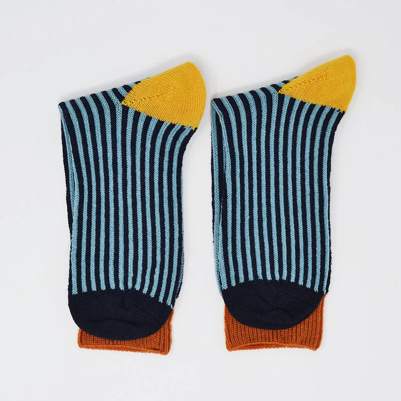 Women's Merino Wool Socks  - Navy/Blue