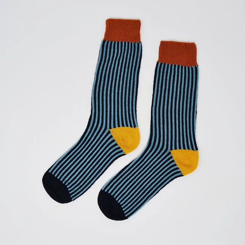 Women's Merino Wool Socks  - Navy/Blue