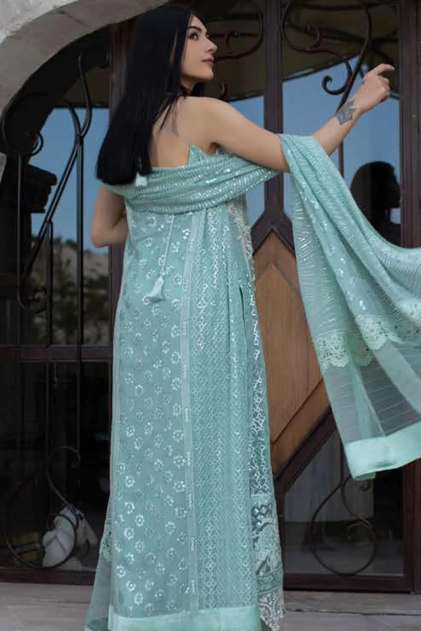 Zunuj Definition Unstitched 3 Piece Luxury Formal Collection'2022-DES-04